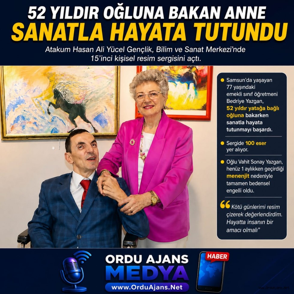 🎨 52 Yıldır Oğluna Bakan Anne, Sanatla Hayata Tutundu