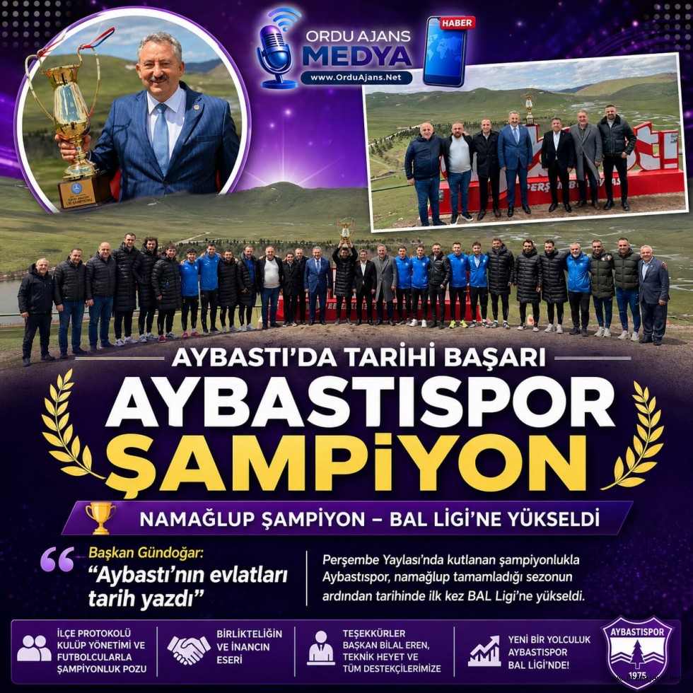 🏆 Başkan Gündoğar: “Aybastı’nın Evlatları Tarih Yazdı”