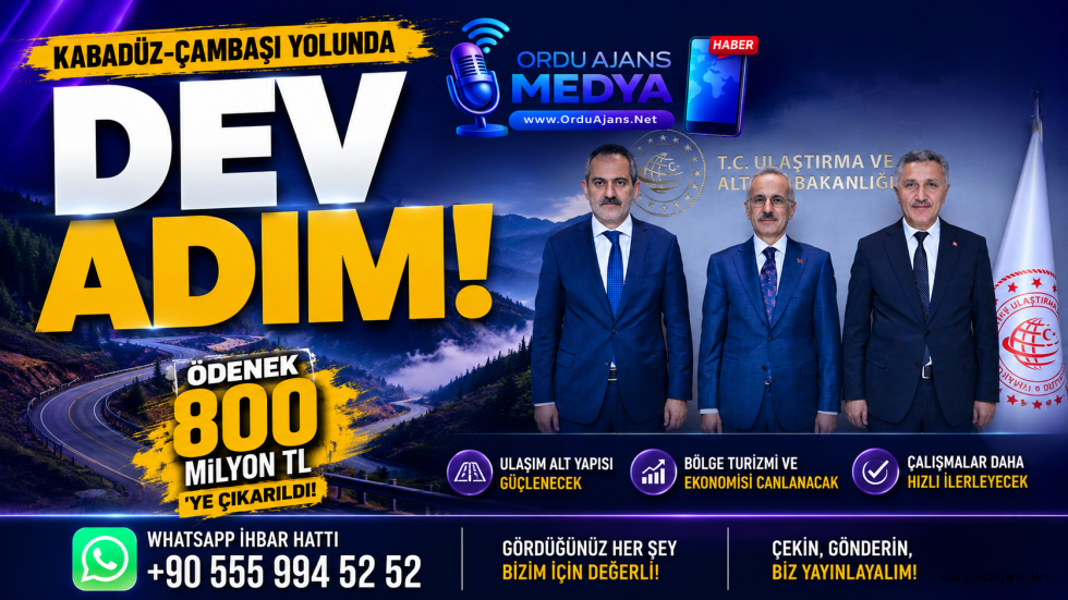 🚧 KABADÜZ-ÇAMBAŞI YOLUNDA DEV ADIM!