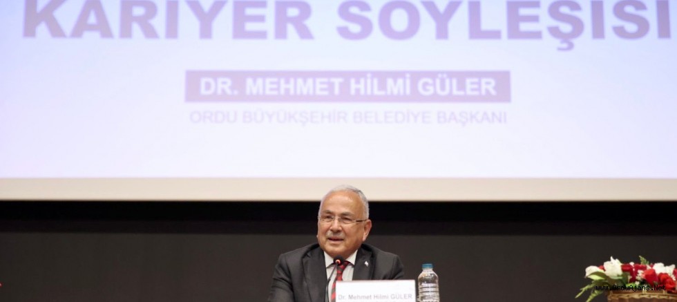 BAŞKAN GÜLER, ORDU ÜNİVERSİTESİ’NDE GENÇLERLE BULUŞTU