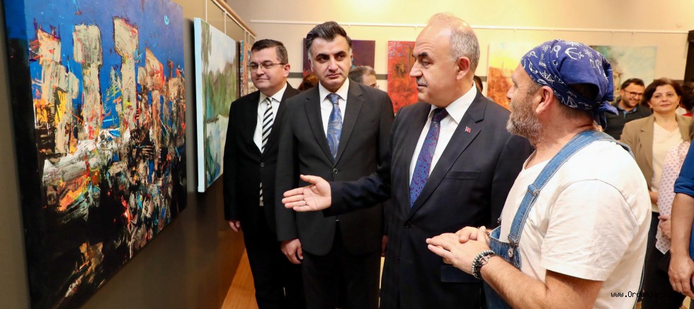 Eğitimci Ressamlar Çalıştayı Sergisi’nin Açıldı