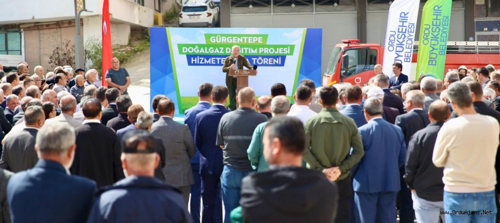 Gürgentepe’nin Hayali Gerçek Oldu: Doğalgaz Resmen Verildi