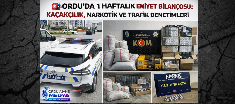 HAFTALIK EMNİYET FAALİYET BÜLTENİ 02 Şubat 2026 – 08 Şubat 2026