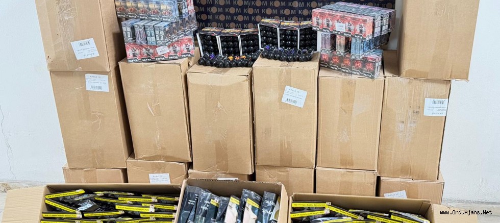 KOM’DAN KAÇAK ÜRÜNLERE DARBE: PİYASA DEĞERİ 500 BİN TL