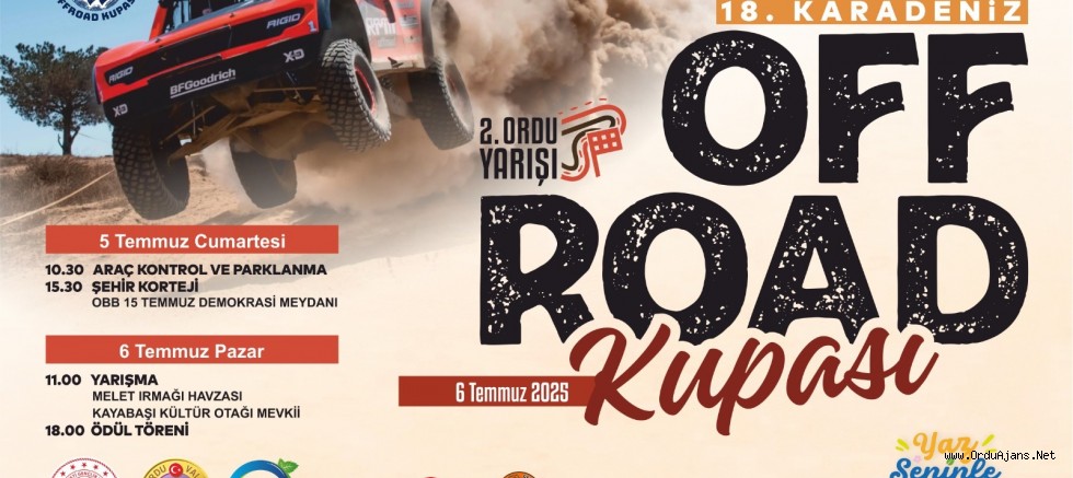 OFF-ROAD KARADENİZ KUPASI YARIŞLARI ORDU'DA
