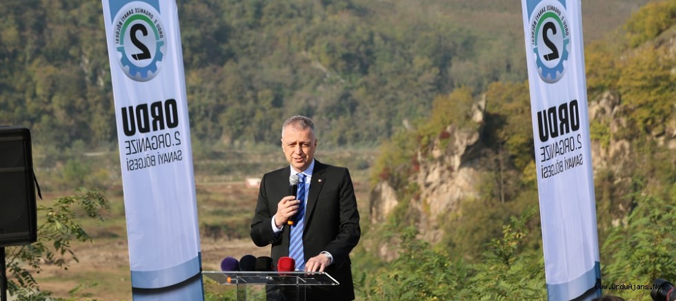 ORDU 2. ORGANİZE SANAYİ BÖLGESİNDE ALTYAPI TEMELİ ATILDI