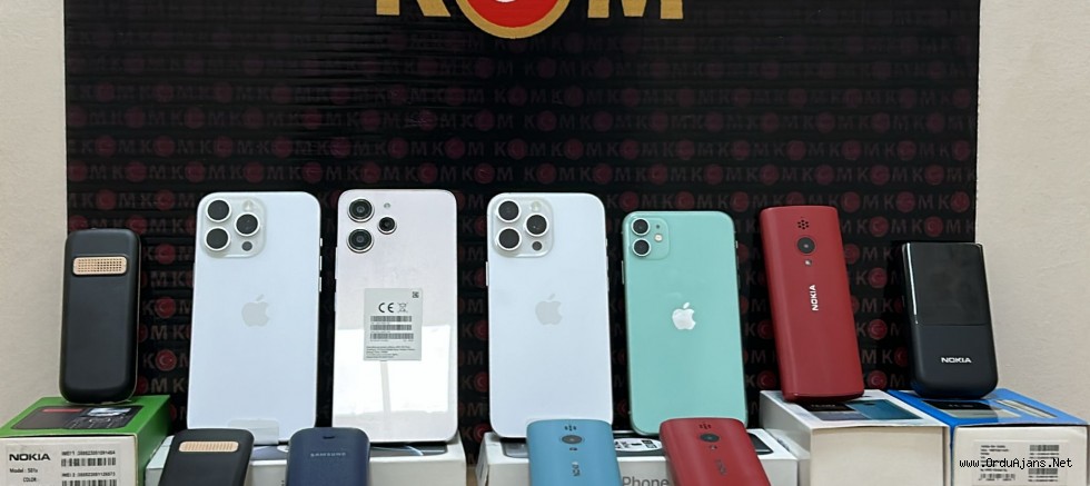 Ordu’da Klonlu Telefon Operasyonu: iPhone 16 Pro Max’ler Yakalandı
