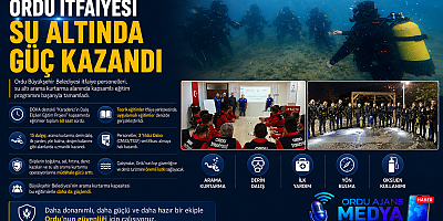 🌊 ORDU İTFAİYESİ SU ALTINDA GÜÇ KAZANDI
