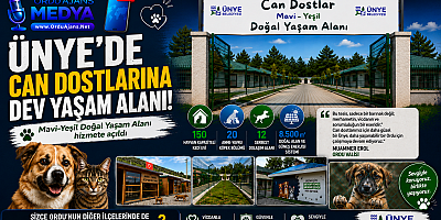 🐾 ÜNYE'DE CAN DOSTLARINA DEV YAŞAM ALANI!