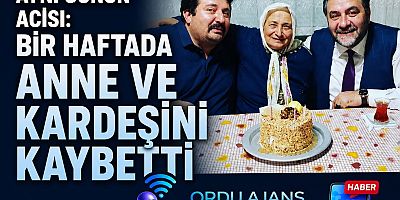 🖤 Aynı Günün Acısı: Bir Haftada Anne ve Kardeşini Kaybetti