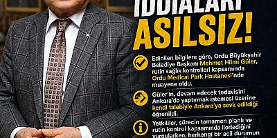 🚨 “ACİL HASTANEYE KALDIRILDI” İDDİALARI ASILSIZ!