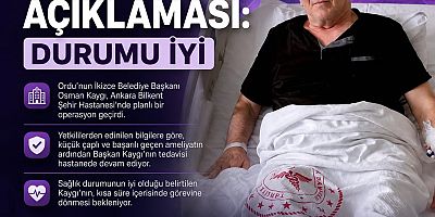 🚨 Başkan Kaygı’dan Hastane Açıklaması: Durumu İyi