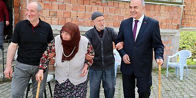 90 Yaşındaki Yaşar Dedenin Arzusunu Yerine Getirdi