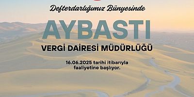 Aybastı ve Gölköy İlçelerine Vergi Dairesi Müdürlükleri Kuruldu