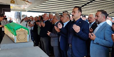 BAŞKAN ÖZTÜRK SON YOLCULUĞUNA UĞURLANDI