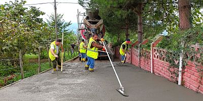 Bayadı Mahallesi Beton Yola Kavuştu