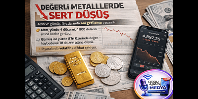 DEĞERLİ METALLERDE SERT DÜŞÜŞ