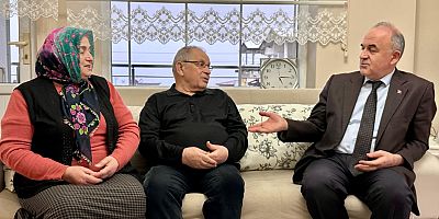 Evlilikte 50. Yılını Dolduran Cörüt Ailesine Ziyaret