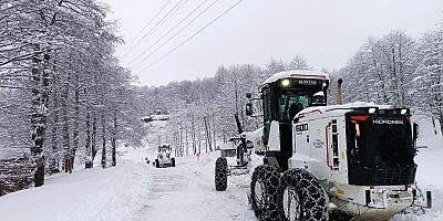 Kar Yağışı Ordu’da Hayatı Olumsuz Etkiliyor