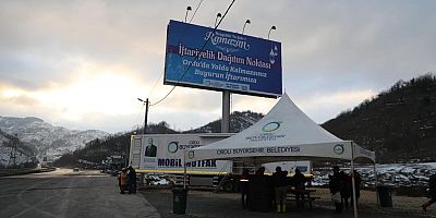 KARADENİZ SAHİL YOLUNDA İFTAR SAATİ BEREKETİ