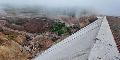 KORGAN BARAJI BİTTİ, SU TUTULMASINA BAŞLANIYOR 
