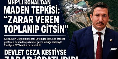 MHP’li Konal’dan Bakır Madenine Sert Tepki: “Toplanıp Gitsinler”