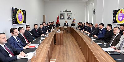 Nisan Ayı İl Güvenlik ve Asayiş Koordinasyon Toplantısı Yapıldı