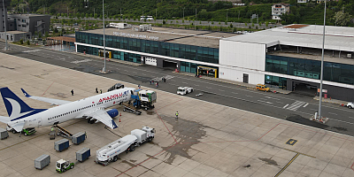 ORDU-GİRESUN HAVALİMANINDA ACİL DURUM TATBİKATI YAPILDI
