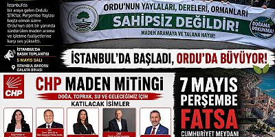 Ordu İçin Kritik Çağrı