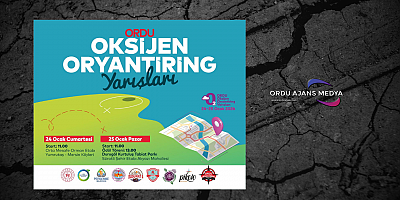 ORDU ORYANTİRİNG YARIŞLARINA EV SAHİPLİĞİ YAPACAK