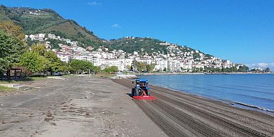 Ordu Sahillerinde Yağış Sonrası Temizlik Seferberliği
