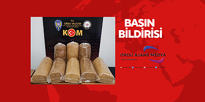 Orduda Narkotik Şube Müdürlüğü Faaliyetleri
