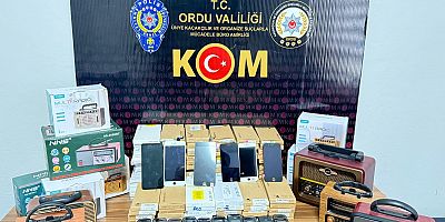 ÜNYE’DE KAÇAK TELEFON OPERASYONU