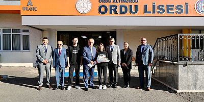 Vali Erol, Ordu Lisesi’ni Ziyaret Etti