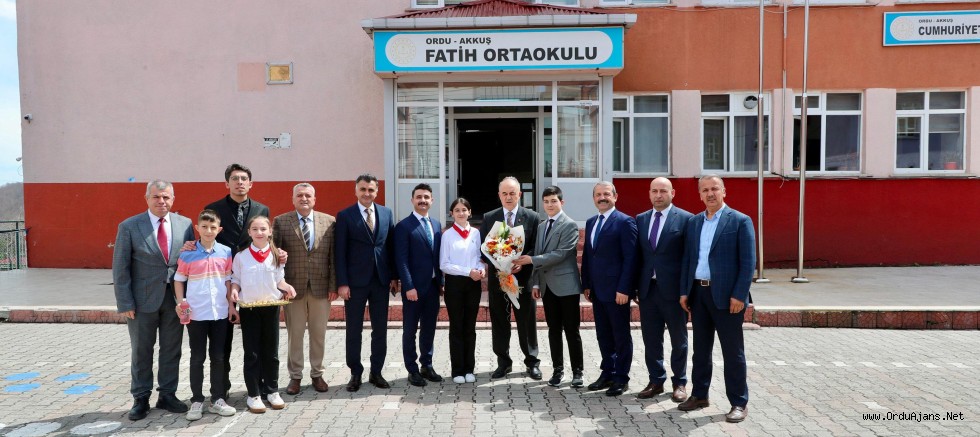 Vali Erol, Akkuş İlçemizdeki Eğitim Yatırımlarını İnceledi